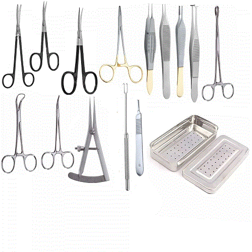 Blepharoplasty Instrument Set Medium